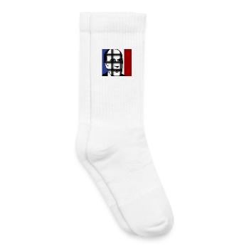 Mitterrand 1981 - Chaussettes de tennis bio enfant - blanc - Droite