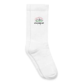 Durée de vie ultra running - Chaussettes de tennis bio enfant - blanc - Droite