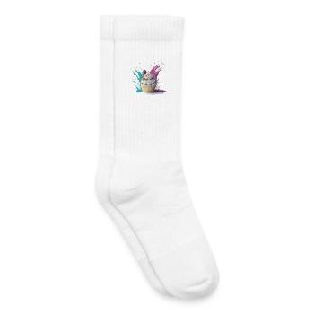 Sweet Cupcake - Kinder Tennissocken - Weiß - Rechts