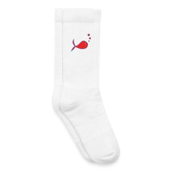 VIELEN DANK. DANKE. JAHRESTAG. GEBURT. RUHESTAND. - Kinder Tennissocken - Weiß - Rechts