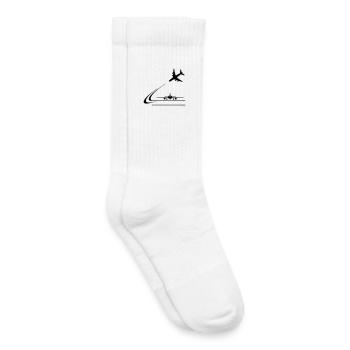 Landung von Flugzeugen - Kinder Tennissocken - Weiß - Rechts