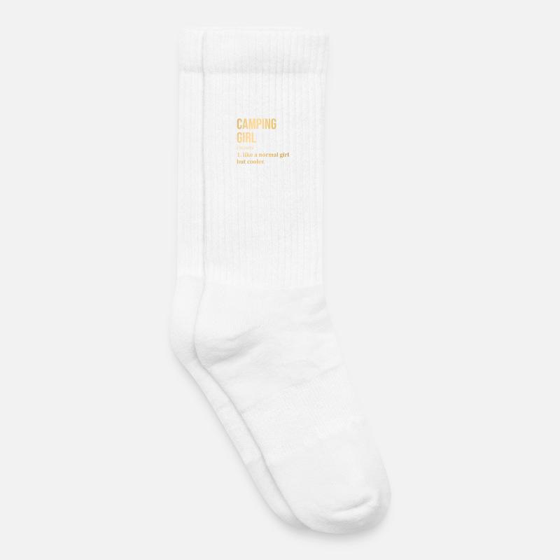 Camping - Kinder Tennissocken - Weiß
