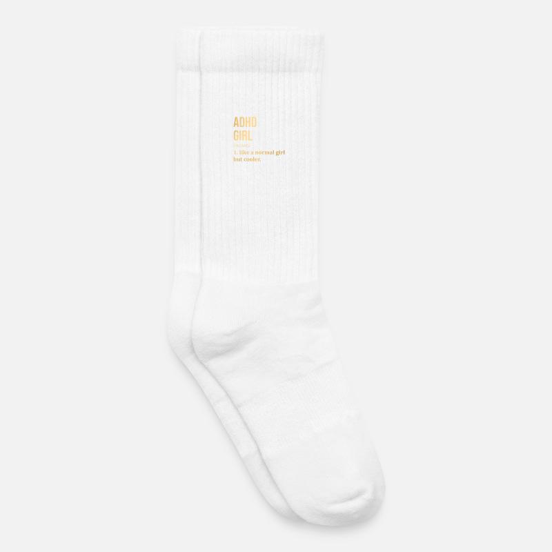 ADHS - Kinder Tennissocken - Weiß