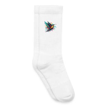 Colibri - Chaussettes de tennis bio enfant - blanc - Droite