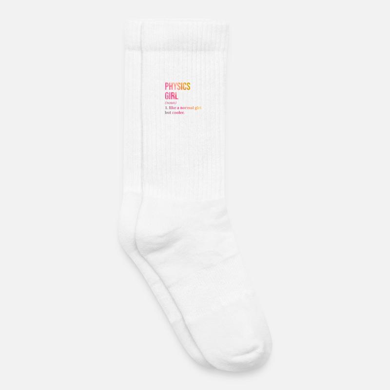 Physik - Kinder Tennissocken - Weiß
