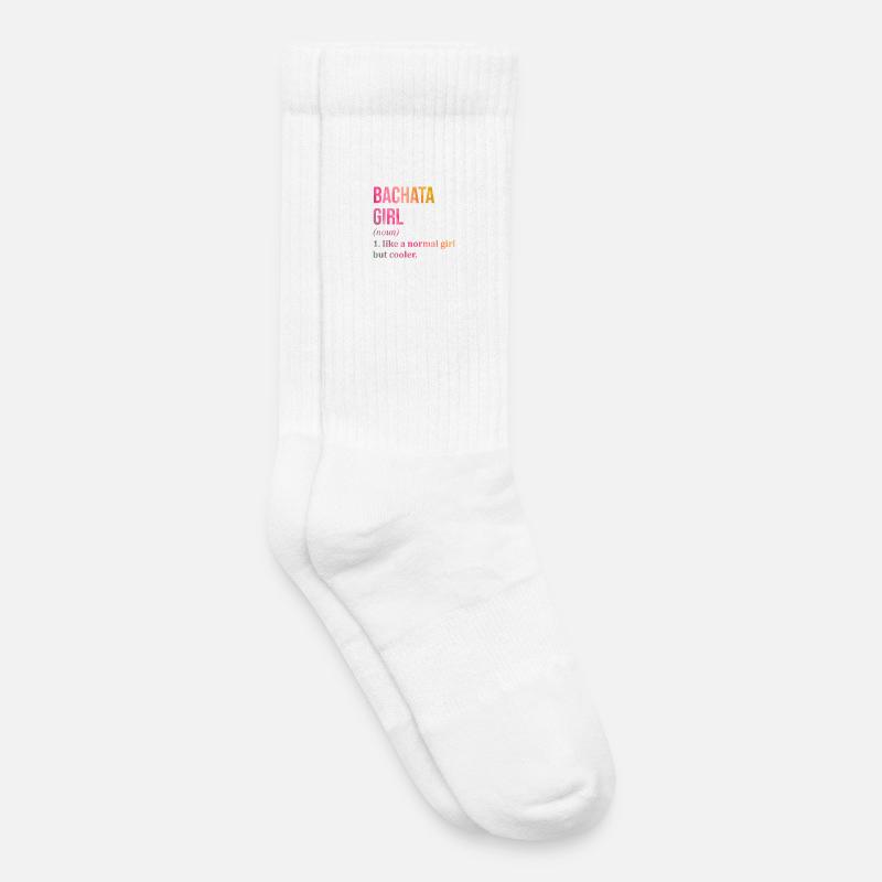Bachata - Kinder Tennissocken - Weiß