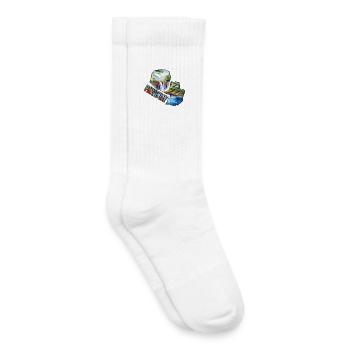 Aquarell Landkarte Paraguay - Kinder Tennissocken - Weiß - Rechts