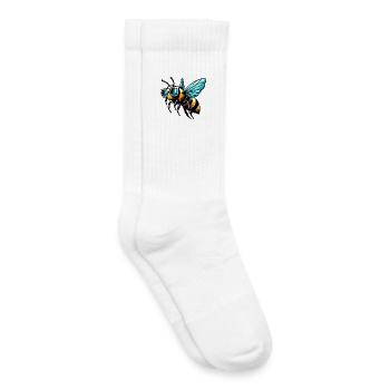 Biene - Kinder Tennissocken - Weiß - Rechts