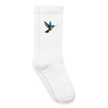 Colibri - Chaussettes de tennis bio enfant - blanc - Droite