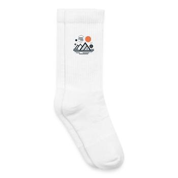 Gebirge - Kinder Tennissocken - Weiß - Rechts
