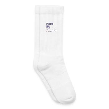 Radfahren, Radfahren, Radfahren - Kinder Tennissocken - Weiß - Rechts