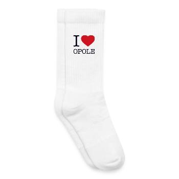 J’ADORE OPOLE - Chaussettes de tennis bio enfant - blanc - Droite