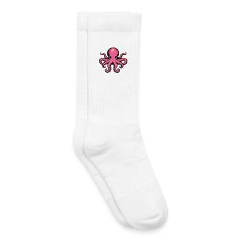Krake - Kinder Tennissocken - Weiß - Rechts