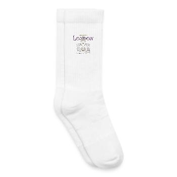 London, Kensington, Kunstmuseum, Handzeichnung - Kinder Tennissocken - Weiß - Rechts