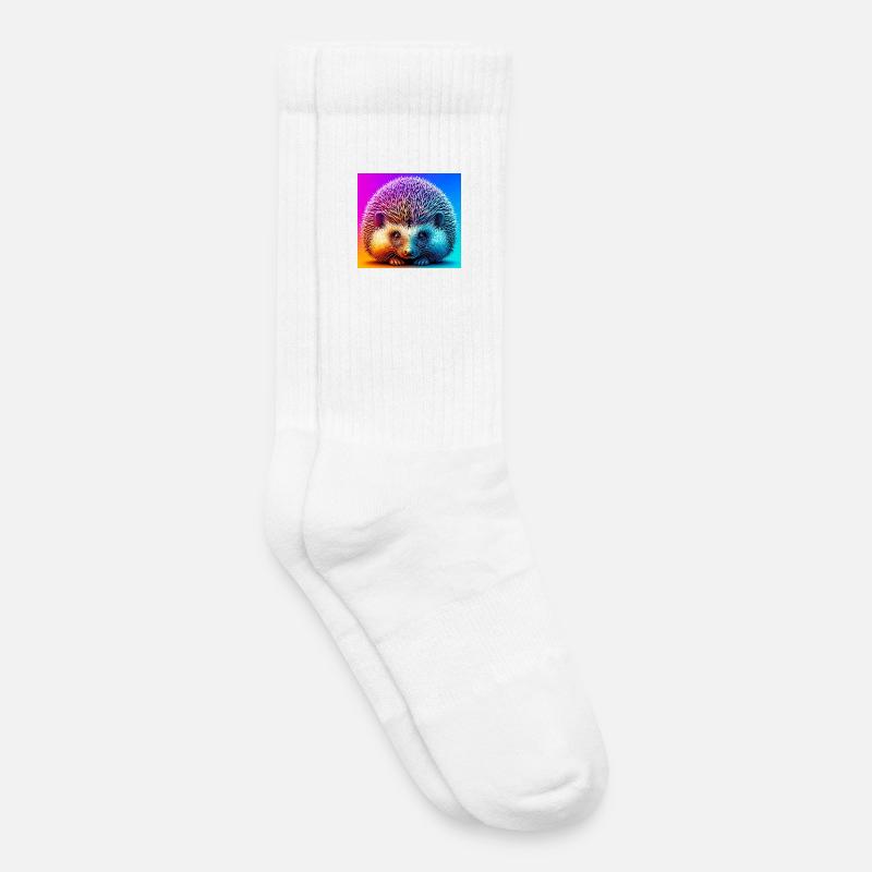 Igel - Kinder Tennissocken - Weiß