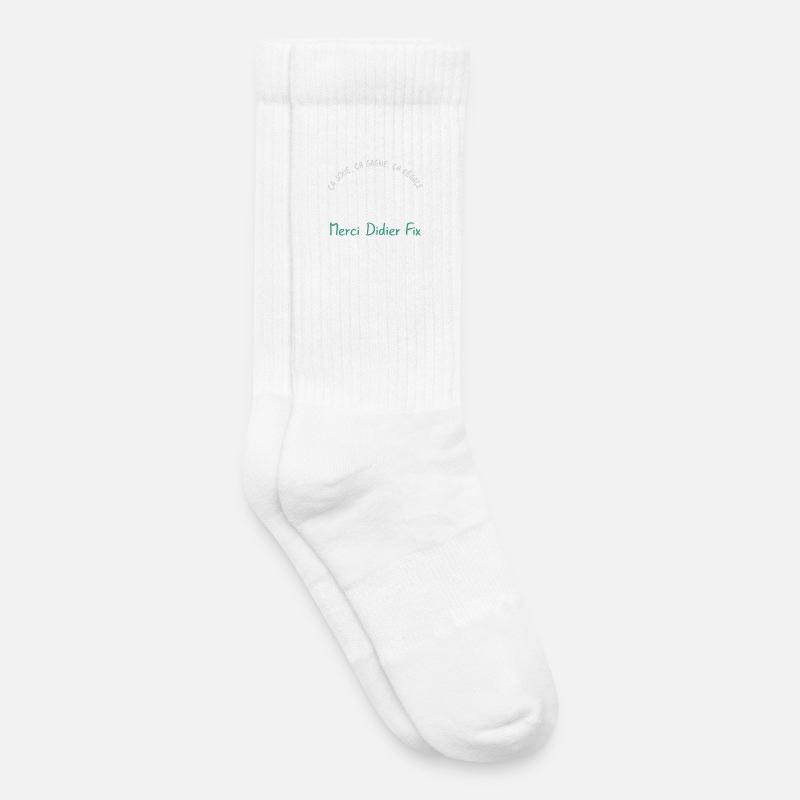 Ca_joue_ca_gagne_ca_regale - Kinder Tennissocken - Weiß