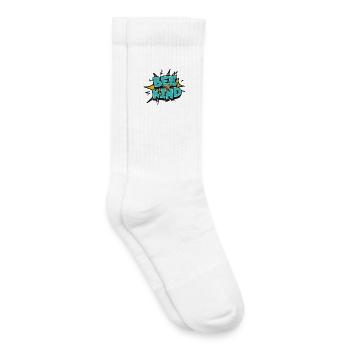 Bee Kind Anti-Mobbing Einheitstag Freundlichkeit B - Kinder Tennissocken - Weiß - Rechts