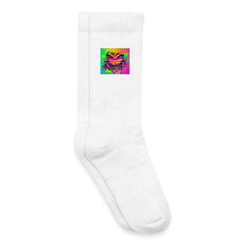 Frosch - Kinder Tennissocken - Weiß - Rechts