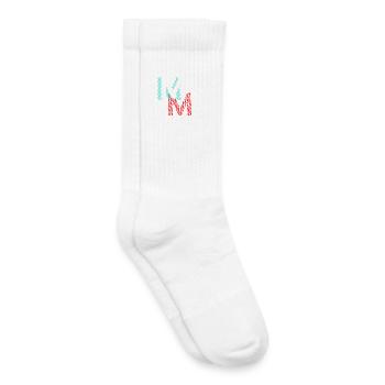 M Lettering Gifts - Kinder Tennissocken - Weiß - Rechts