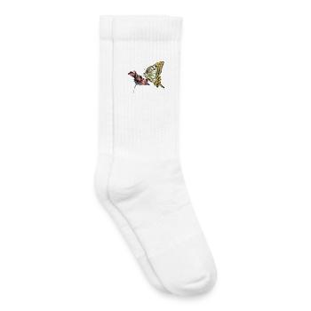 Butterfly in bloom - Kids Tennis Socks - white - Right