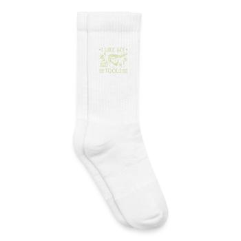 House Painter Dad Unique Gifts - Kinder Tennissocken - Weiß - Rechts