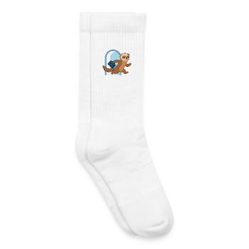 Ferret sprint through archway - Kids Tennis Socks - white - Right