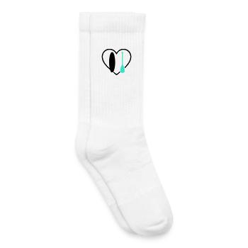 Paddel SUP Herz Board Wave Wassersport - Kinder Tennissocken - Weiß - Rechts