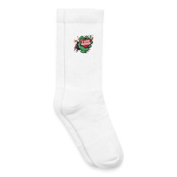 HorrorHeart in Zombie Hand - Kids Tennis Socks - white - Right