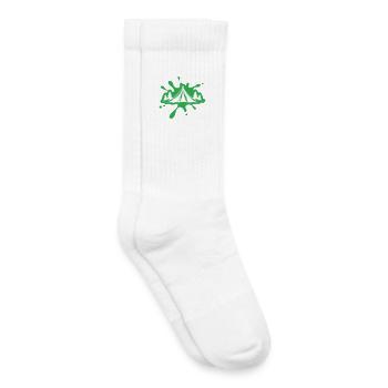 Camping Zelt Natur Klecks - Kinder Tennissocken - Weiß - Rechts