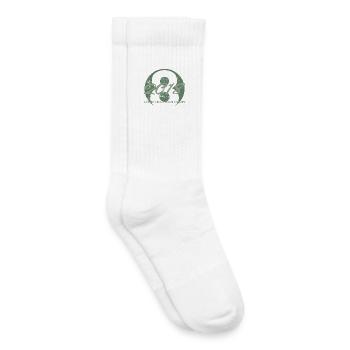 8. Geburtstag 2018 Jungen und Mädchen Geschenk - Kinder Tennissocken - Weiß - Rechts