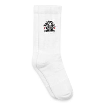 Ramen Katze Kanagawa - Kinder Tennissocken - Weiß - Rechts