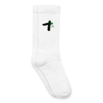 Protect Your Energy - Achtsamkeit Design - Kinder Tennissocken - Weiß - Rechts