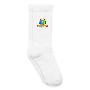 40 More experience Less hair - Kids Tennis Socks - white - Right