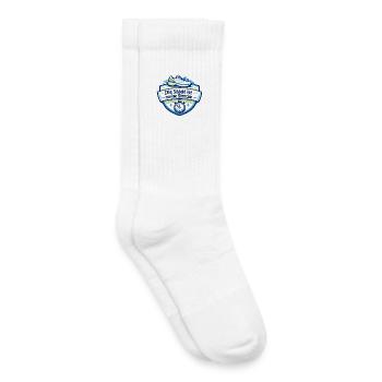 Stadtlauf Sticker Meine Strecke - Kinder Tennissocken - Weiß - Rechts