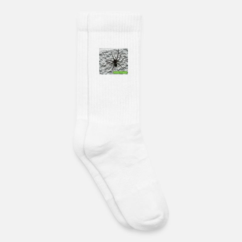Spinne - Kinder Tennissocken - Weiß