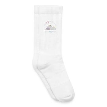 Le café avant la réalité - Chaussettes de tennis bio enfant - blanc - Droite