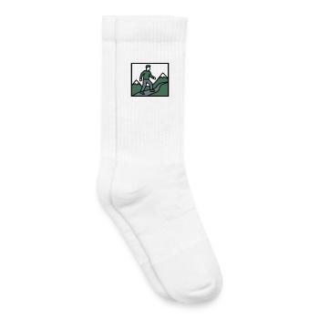 Wanderer Berge Bergsteigen Wandern Wandergruppe - Kinder Tennissocken - Weiß - Rechts