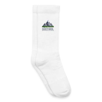 Südtirol – Mein Herz schlägt in den Bergen - Kinder Tennissocken - Weiß - Rechts