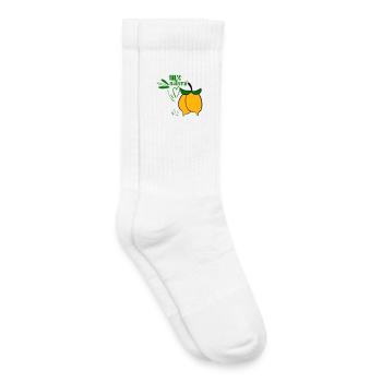 Zitronen - Kinder Tennissocken - Weiß - Rechts