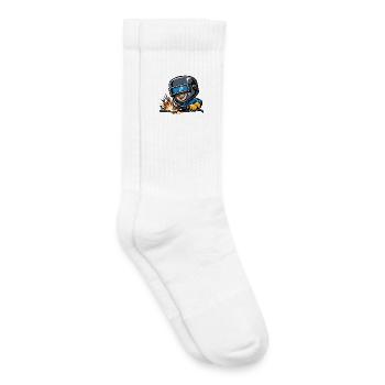 Welder Sparks Metal Industry Work Pride - Kids Tennis Socks - white - Right