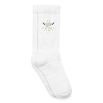 Rochen Schon Gebraten Stachelrochen Manta Rochen - Kinder Tennissocken - Weiß - Rechts