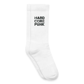 Hardcore Punk Distressed Typografie - Kinder Tennissocken - Weiß - Rechts