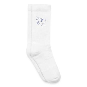 Isi Pisi Lemon Squeezi Blue by Maison Bichon - Kids Tennis Socks - white - Right