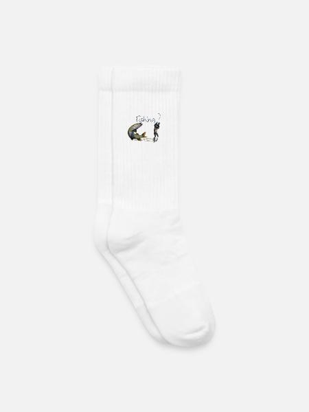 Fishing - Kinder Tennissocken - Weiß