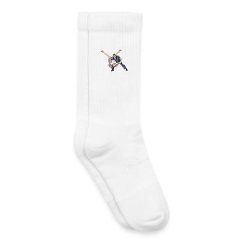 Rock and Roll - Kids Tennis Socks - white - Right