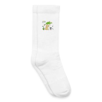 Bärchen im Regen - Kinder Tennissocken - Weiß - Rechts