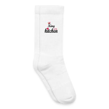 cooking - Kids Tennis Socks - white - Right