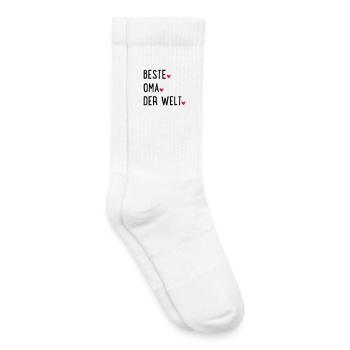 Best Grandma - Kids Tennis Socks - white - Right