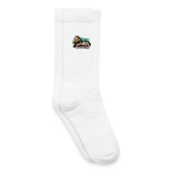 Lion - Kids Tennis Socks - white - Right