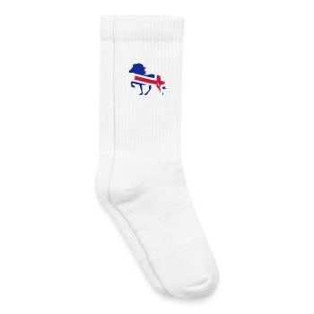 Islandpferd Flagge - Kinder Tennissocken - Weiß - Rechts